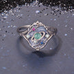 925 Sterling Silver Pendant 1.5*1.2 cm with Enamel and CZ for Women