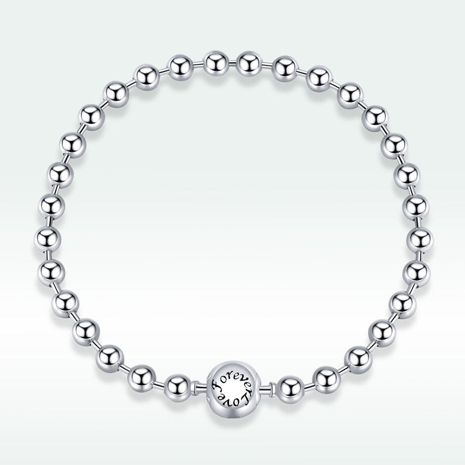 925 Sterling Silver Bracelet 17cm Oxidized & Platinum Plated for Women