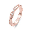 925 Sterling Silver Pavé Setting CZ Ring