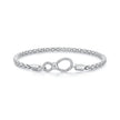 925 Sterling Silver Infinity Love Bracelet for Women - Size 17.0