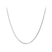 925 Sterling Silver Necklace 400mm with Platinum Plating for Women