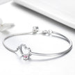 925 Sterling Silver Bracelet 19cm for Women