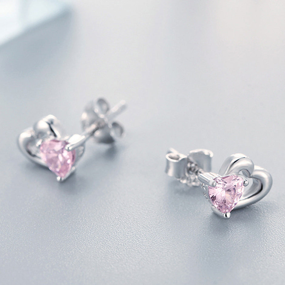 925 Sterling Silver Earrings with Pavé Setting CZ for Women