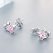 925 Sterling Silver Earrings with Pavé Setting CZ for Women