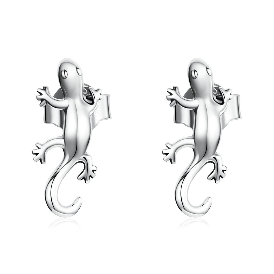 925 Sterling Silver Earrings 1.3*0.6cm for Women
