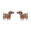 925 Sterling Silver Enamel Oxidized Earrings for Women