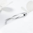 925 Sterling Silver Ring - Size 5.0, 2mm Width, S925 for Women