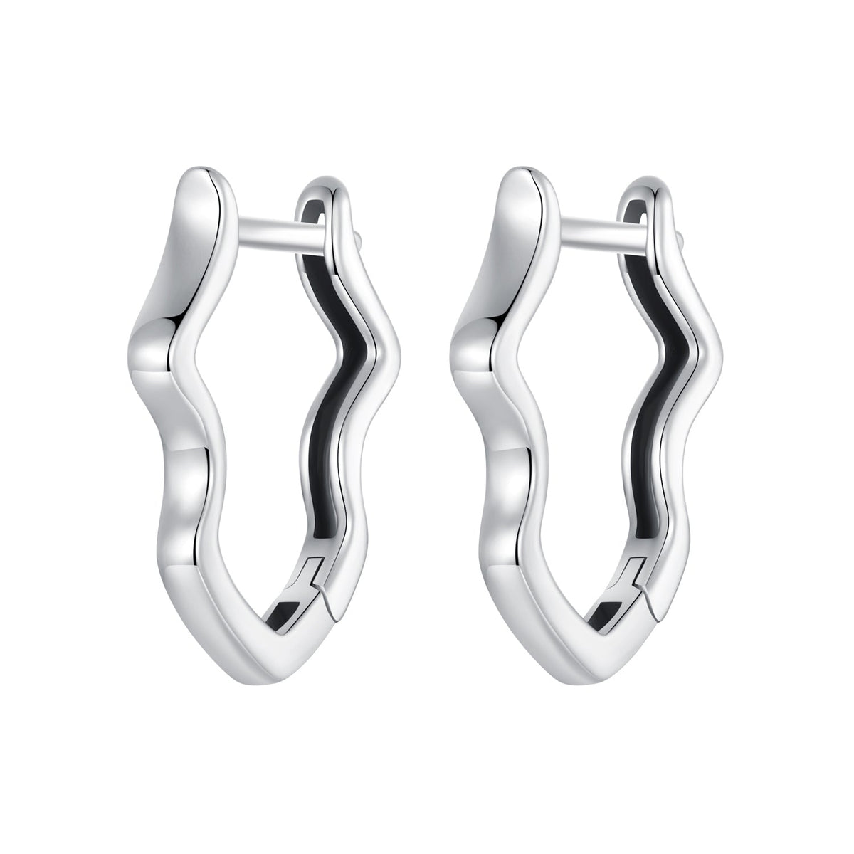 925 Sterling Silver & Oxidized Silver Earrings for Women