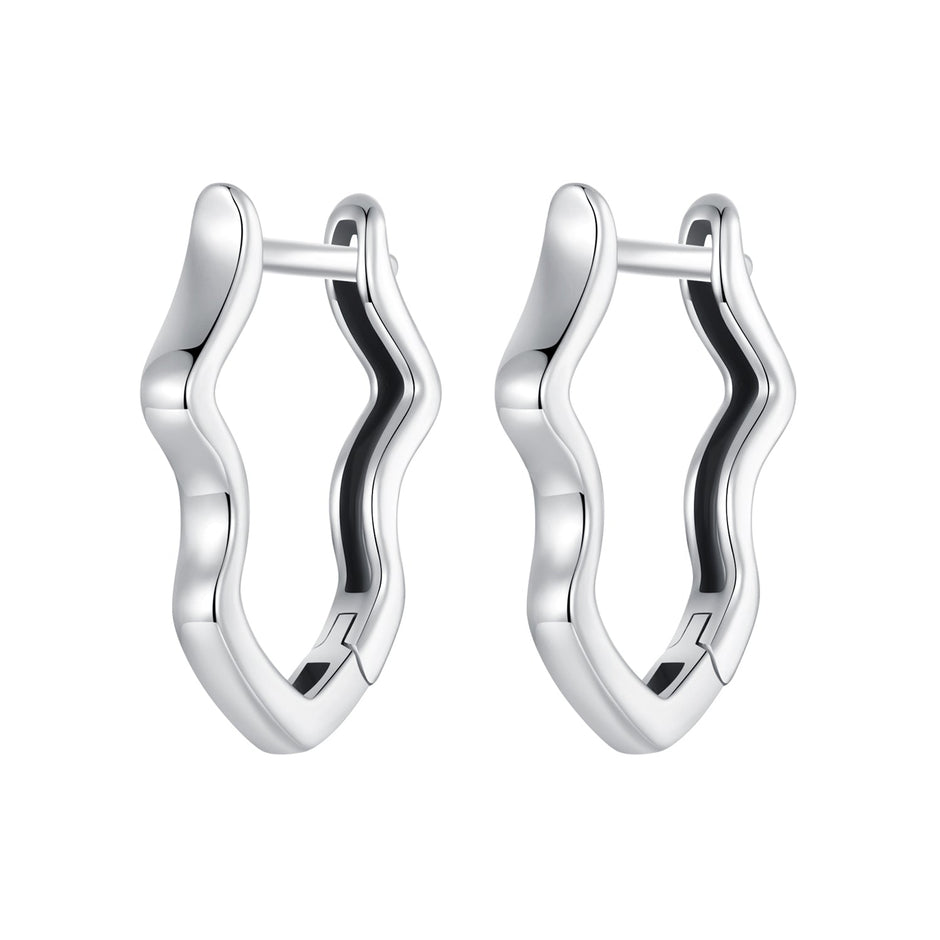 925 Sterling Silver & Oxidized Silver Earrings for Women
