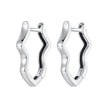 925 Sterling Silver & Oxidized Silver Earrings for Women