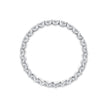 S925 Sterling Silver 2.0mm Moissanite Ring Size 9 for Women