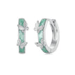 925 Sterling Silver Earrings with Enamel Process and Platinum Plating for Women