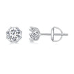 925 Sterling Silver Moissanite 0.5 Carat Earrings for Women