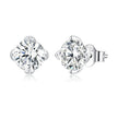 925 Sterling Silver 0.50 Carat Moissanite Earrings for Women