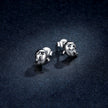 925 Sterling Silver Oxidized Silver Earrings