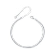 925 Sterling Silver & White Gold Plated Bracelet