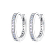 925 Sterling Silver Opal Earrings for Women