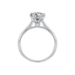 925 Sterling Silver Moissanite 1 Carat Ring Size 6 for Women