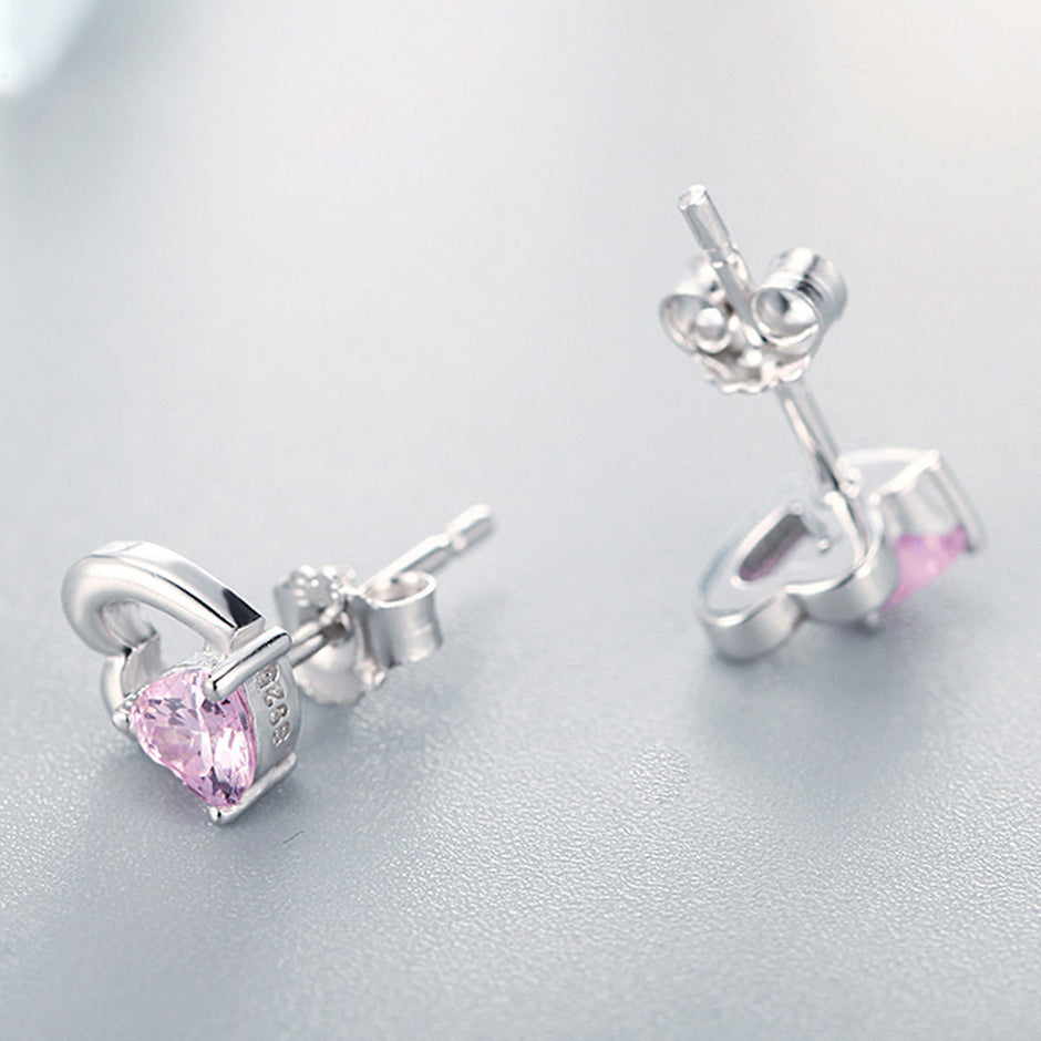 925 Sterling Silver Earrings with Pavé Setting CZ for Women