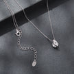 925 Sterling Silver 0.65 Carat Genuine Moissanite Necklace for Women