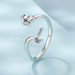 925 Sterling Silver Oxidized Silver 0.17cm Ring