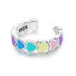 925 Sterling Silver Enamel Oxidized Silver Earrings
