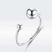 S925 Sterling Silver Plated Platinum Ring