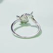 925 Sterling Silver Enamel Flower Ring for Women