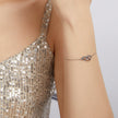 925 Sterling Silver White Gold Plated Chain Bracelet for Women