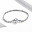 925 Sterling Silver Moonstone Bracelet 17cm for Women