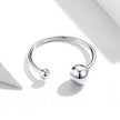 S925 Sterling Silver Plated Platinum Ring