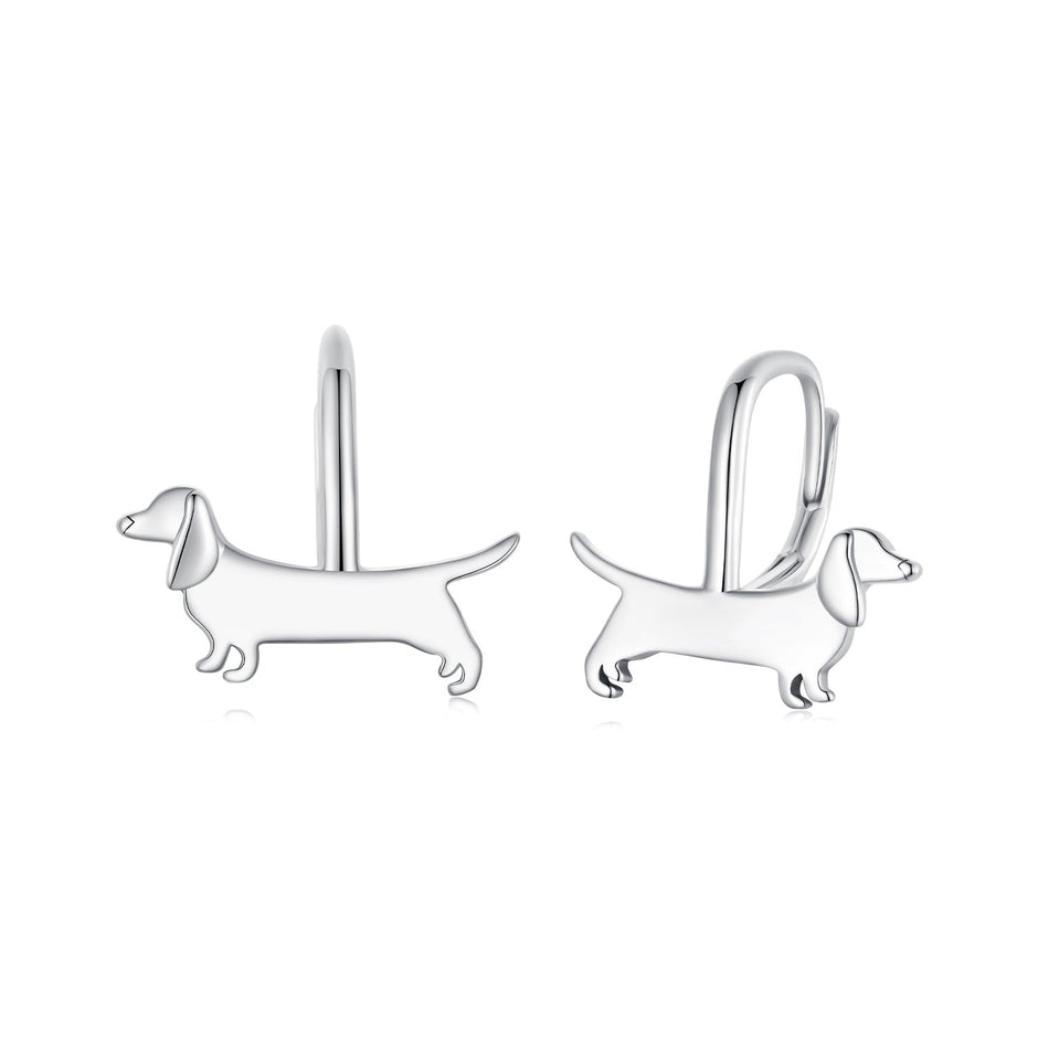 925 Oxidized Silver Earrings 17mm for Women