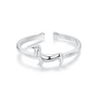 925 Sterling Silver Oxidized Silver 1.6mm Ring for Women