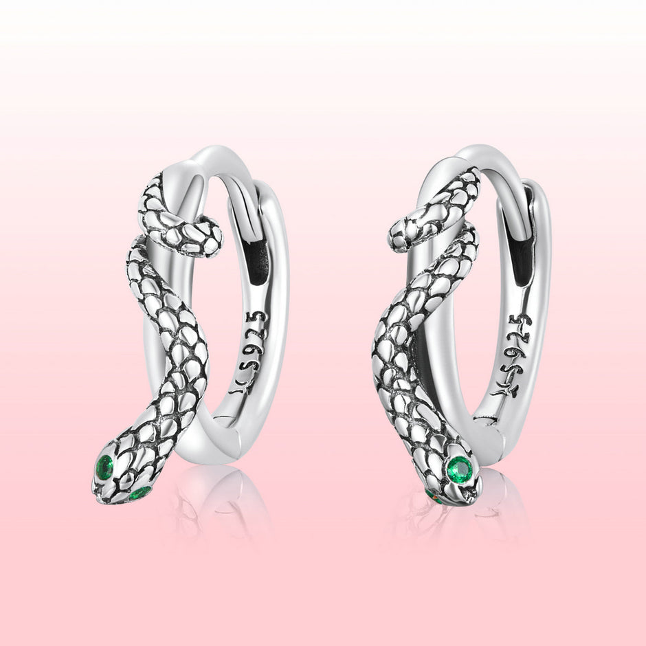 925 Sterling Silver Earrings with Pavé Setting CZ