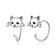 925 Sterling Silver Earrings with Pavé Setting and CZ Stones