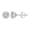 925 Sterling Silver Moissanite 0.50 Carat Earrings for Women