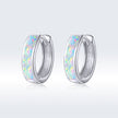 925 Sterling Silver Opal Earrings for Women