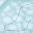 925 Sterling Silver Plated Platinum Necklace for Women