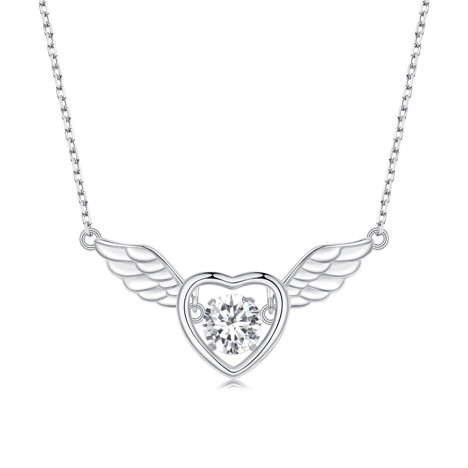 925 Sterling Silver Adjustable Necklace with Zircon and CZ for Women