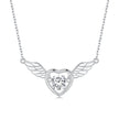 925 Sterling Silver Adjustable Necklace with Zircon and CZ for Women
