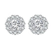 925 Sterling Silver 0.5 Carat Moissanite Earrings for Women
