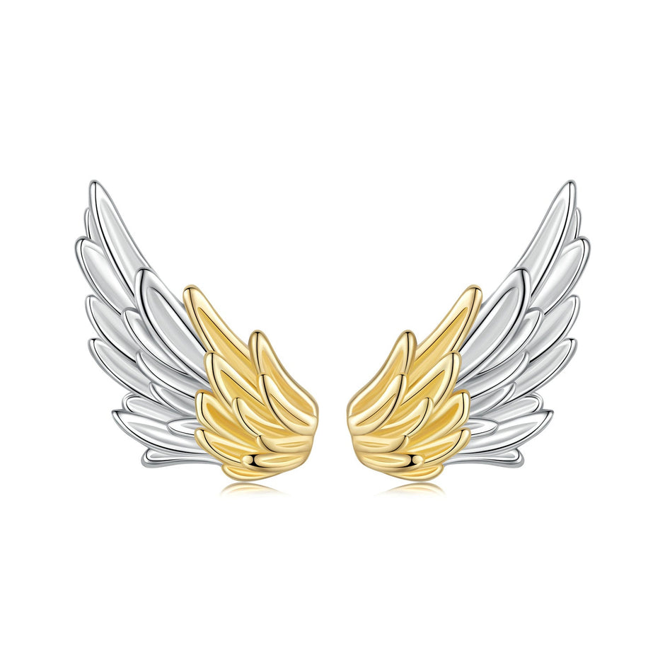 925 Sterling Silver Earrings with White Gold Plating for Women