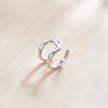 925 Sterling Silver Earrings 1.2*0.8cm with Platinum Plating for Women