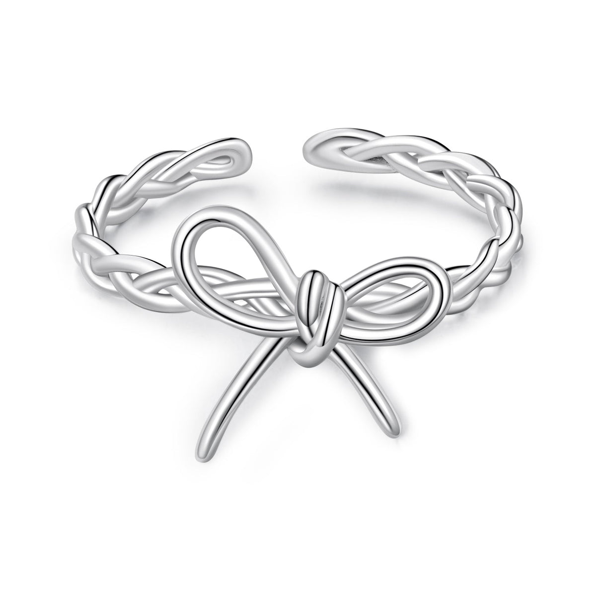 925 Sterling Silver Plated White Gold Minimalist Pendant Necklace for Women