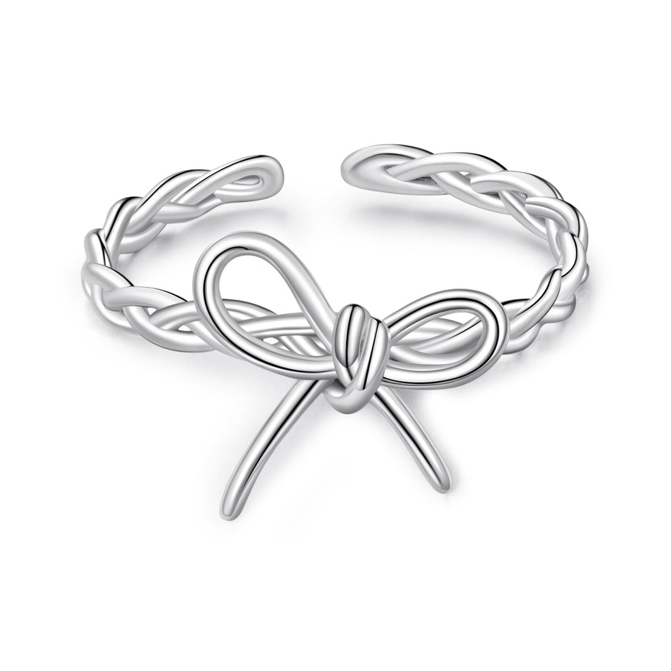 925 Sterling Silver Plated White Gold Minimalist Pendant Necklace for Women