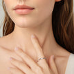 925 Sterling Silver Pavé Set CZ Ring Size 6.0