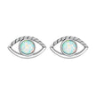 925 Sterling Silver Translucent Opal Earrings for Women