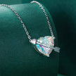 S925 Sterling Silver Adjustable Necklace with CZ Pendant for Women