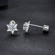 925 Sterling Silver Moissanite 0.10 Carat Earrings for Women