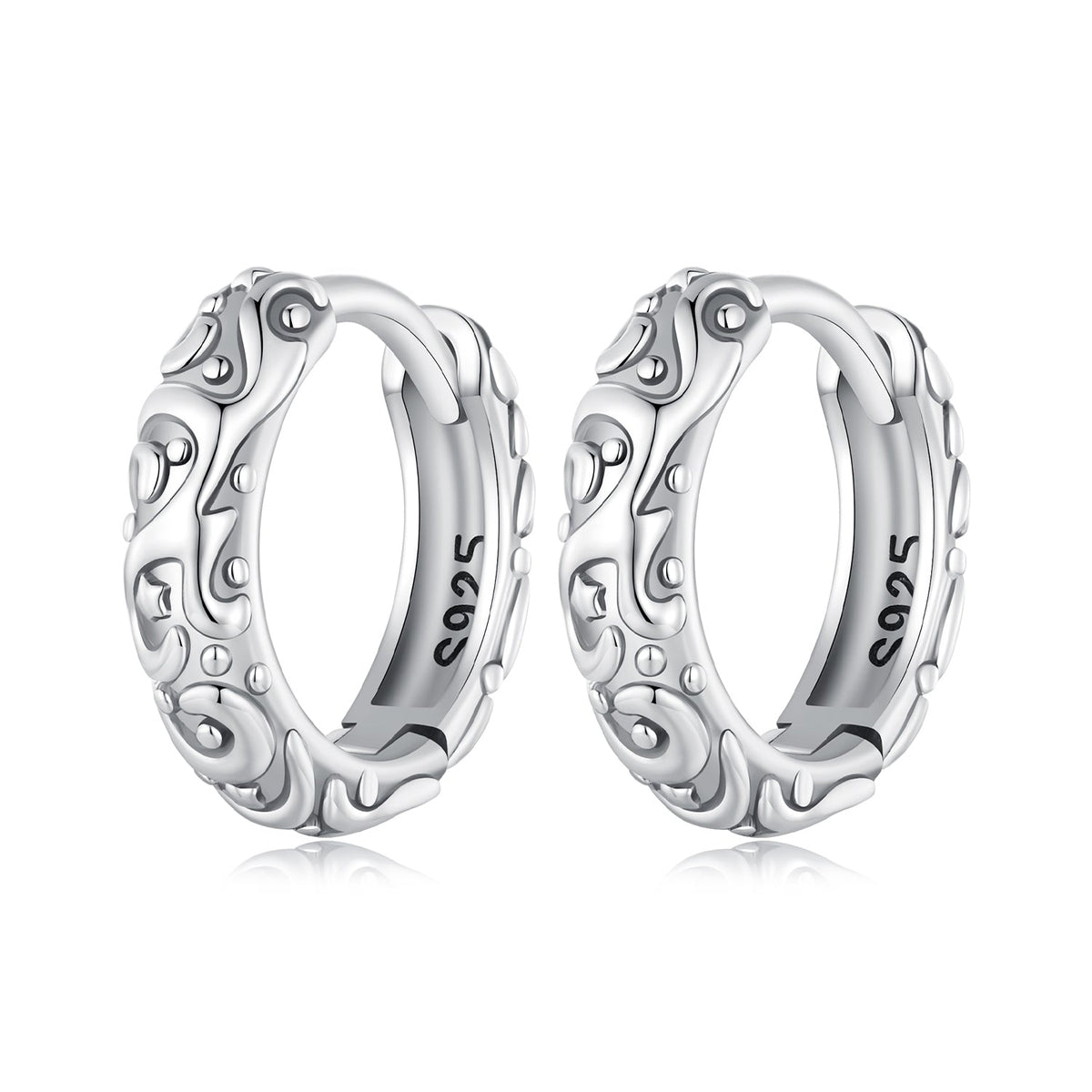 925 Sterling Silver Oxidized Earrings for Women